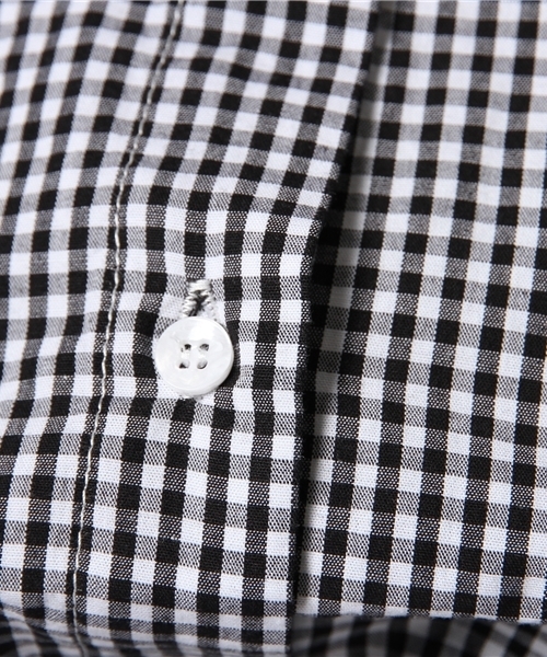 Chico（チコ）の「ギンガムオーバーBL（シャツ/ブラウス・レディース・ブラック・FREE）」の4枚目の写真