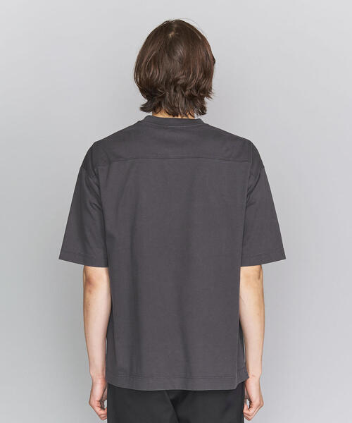 BEAUTY&YOUTH UNITED ARROWS(ビューティーアンドユースユナイテッドアローズ)の「BY ハイゲージコットン ピグメント ワイドフォルム Tシャツ(Tシャツ/カットソー・メンズ・コバルトブルー/グレー/ブラック・LARGE/MEDIUM/SMALL/X-LARGE)」の15枚目の写真