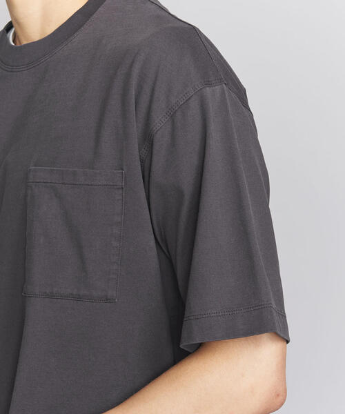 BEAUTY&YOUTH UNITED ARROWS(ビューティーアンドユースユナイテッドアローズ)の「BY ハイゲージコットン ピグメント ワイドフォルム Tシャツ(Tシャツ/カットソー・メンズ・コバルトブルー/グレー/ブラック・LARGE/MEDIUM/SMALL/X-LARGE)」の11枚目の写真