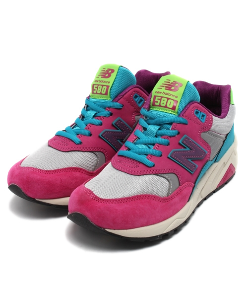 Another Edition（アナザーエディション）の「NB MRT580（スニーカー・レディース・ホワイト/ピンク・23.5cm/22.5cm/24.5cm）」の5枚目の写真