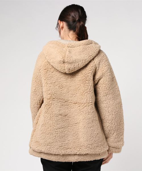 ROXY(ロキシー)の「ROXY/ロキシー RZP194028 ジャケット(ブルゾン・レディース・ベージュ/グレー/アイボリー/ホワイト×ネイビー・M/L)」の6枚目の写真