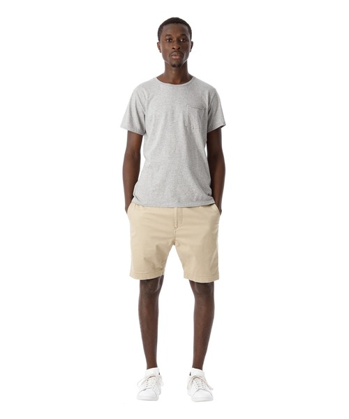 DAILY STANDARD by SANDINISTA(デイリースタンダードバイサンディニスタ)の「B.C. Chino Stretch Shorts / チノストレッチイージーショーツ(チノパンツ・メンズ・ブラック/ベージュ/ネイビー・32inch/30inch/34inch)」の10枚目の写真