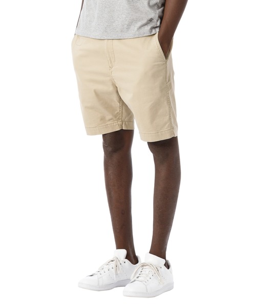 DAILY STANDARD by SANDINISTA(デイリースタンダードバイサンディニスタ)の「B.C. Chino Stretch Shorts / チノストレッチイージーショーツ(チノパンツ・メンズ・ブラック/ベージュ/ネイビー・32inch/30inch/34inch)」の4枚目の写真
