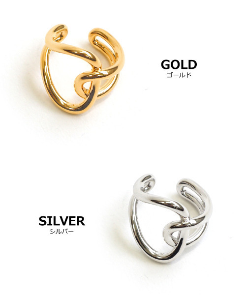DONOBAN（ドノバン）の「ツイストリング（リング・レディース・シルバー/ゴールド・ONESIZE）」の4枚目の写真