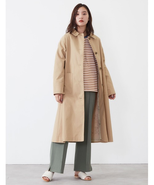 POU DOU DOU（プードゥドゥ）の「コットンナイロンオーバーサイズコート（その他アウター・レディース・ベージュ/ミント/キナリ・3）」の8枚目の写真