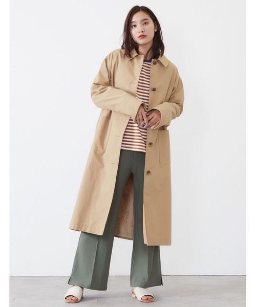 POU DOU DOU（プードゥドゥ）の「コットンナイロンオーバーサイズコート（その他アウター・レディース・ベージュ/ミント/キナリ・3）」の9枚目の写真