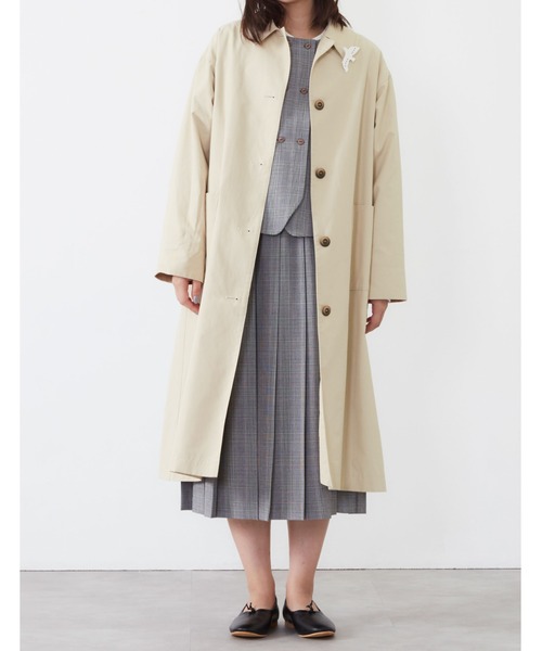 POU DOU DOU（プードゥドゥ）の「コットンナイロンオーバーサイズコート（その他アウター・レディース・ベージュ/ミント/キナリ・3）」の16枚目の写真