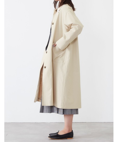 POU DOU DOU（プードゥドゥ）の「コットンナイロンオーバーサイズコート（その他アウター・レディース・ベージュ/ミント/キナリ・3）」の17枚目の写真