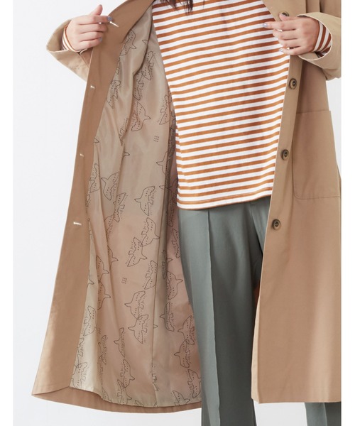 POU DOU DOU（プードゥドゥ）の「コットンナイロンオーバーサイズコート（その他アウター・レディース・ベージュ/ミント/キナリ・3）」の21枚目の写真