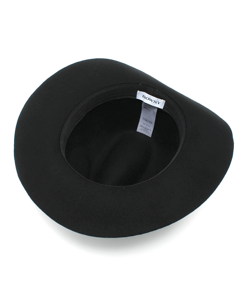 WEGO（ウィゴー）の「WEGO/ツバ広フェルトハット（ハット・メンズ・ブラック/ブラウン・FREE）」の8枚目の写真