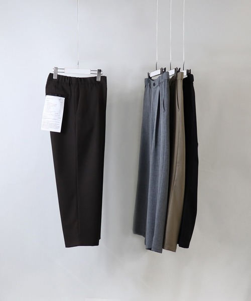 Confirm(コンファーム)の「Confirm / コンファーム ワイドアンクルパンツ(その他パンツ・メンズ・ブラック/ベージュ/ブラウン/グレー・M/L)」の3枚目の写真