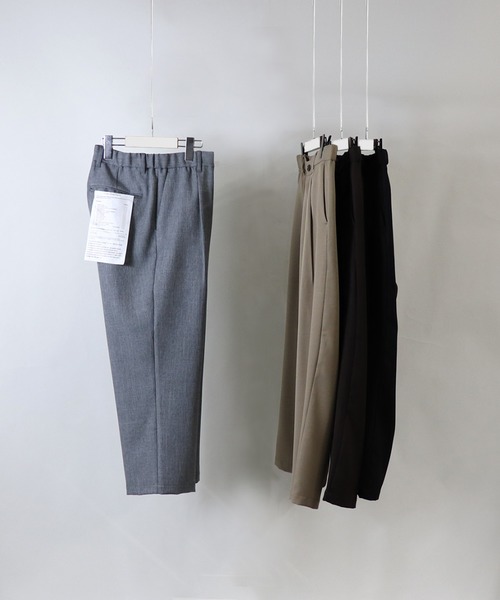 Confirm(コンファーム)の「Confirm / コンファーム ワイドアンクルパンツ(その他パンツ・メンズ・ブラック/ベージュ/ブラウン/グレー・M/L)」の1枚目の写真