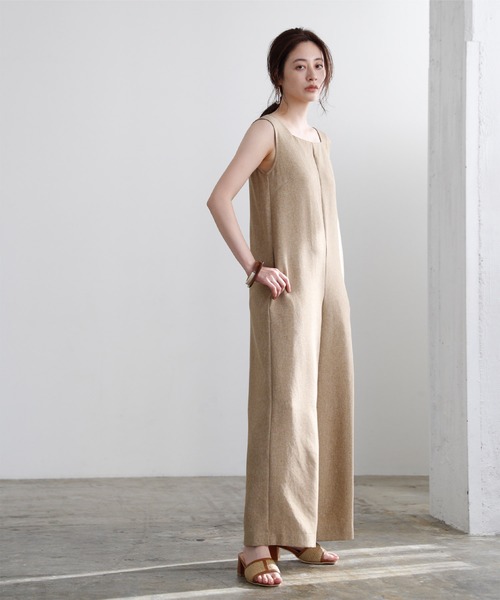 ﾍﾞﾙﾄ付きｽｸｴｱﾈｯｸｵｰﾙｲﾝﾜﾝ つなぎ オールインワン Titivate ティティベイト のファッション通販 Zozotown