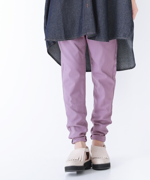 n'OrLABEL(ノアールレーベル)の「『フレキシンストレッチレギパン』(その他パンツ・レディース・オフホワイト/オリーブ/カーキ/グリーン/ピンクベージュ/チャコール/テラコッタ/ブラック/ライトグレー/モカ/ダークネイビー/バーガンディー/モスグリーン/パープル/ライトベージュ/イエロー/グレイッシュブルー/ライトブルー/ラベンダー/ブラック系1/ブルー系1/チェック・S/M/3L/LL/L)」の18枚目の写真