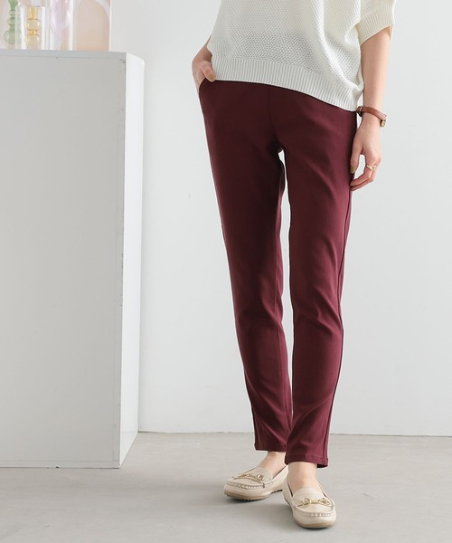 n'OrLABEL(ノアールレーベル)の「『フレキシンストレッチレギパン』(その他パンツ・レディース・オフホワイト/オリーブ/カーキ/グリーン/ピンクベージュ/チャコール/テラコッタ/ブラック/ライトグレー/モカ/ダークネイビー/バーガンディー/モスグリーン/パープル/ライトベージュ/イエロー/グレイッシュブルー/ライトブルー/ラベンダー/ブラック系1/ブルー系1/チェック・S/M/3L/LL/L)」の21枚目の写真