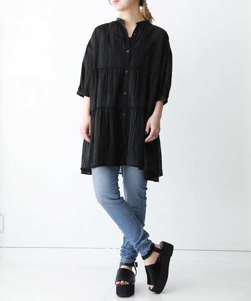 n'OrLABEL（ノアールレーベル）の「【機能素材】『デニムレギパン』（デニムパンツ・レディース・ネイビー/インディゴブルー/ワンウォッシュ・LL/3L/L/S/M）」の16枚目の写真