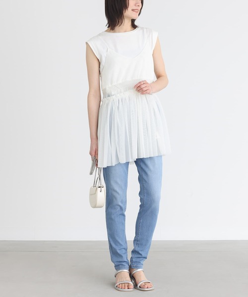 n'OrLABEL（ノアールレーベル）の「【機能素材】『デニムレギパン』（デニムパンツ・レディース・ネイビー/インディゴブルー/ワンウォッシュ・LL/3L/L/S/M）」の18枚目の写真