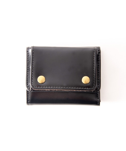 DEVICE（デバイス）の「Rename カウレザー本革 3つ折り コンパクト ミニ 財布 ウォレット（財布・メンズ・ブラック/パイソン/ダークブラウン/グリーン・FREE）」の13枚目の写真