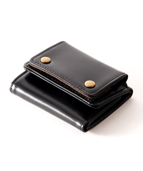 DEVICE（デバイス）の「Rename カウレザー本革 3つ折り コンパクト ミニ 財布 ウォレット（財布・メンズ・ブラック/パイソン/ダークブラウン/グリーン・FREE）」の15枚目の写真