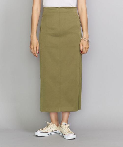 BEAUTY&YOUTH UNITED ARROWS(ビューティーアンドユースユナイテッドアローズ)の「BY ハイウエストタイトスカート(スカート・レディース・ブラック/オリーブ・MEDIUM/SMALL/LARGE)」の14枚目の写真