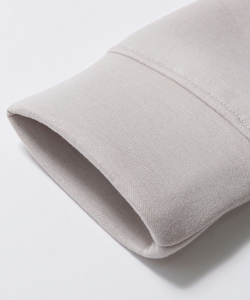 coca(coca)(コカ)の「ハリ感ダンボールバックフリルフードパーカー(パーカー・レディース・ブラック/アイボリー/チャコール/グレイッシュベージュ/ダークベージュ/ライトブルー/ネイビー・ONE SIZE)」の9枚目の写真