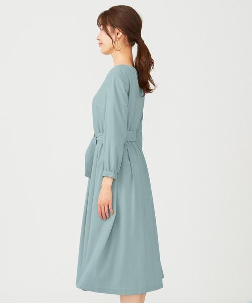 ANY SIS(エニィスィス)の「【WEB限定色あり】スカーフポイントベルト ワンピース(ワンピース・レディース・ベージュ系/ネイビー系/ライトグリーン系/ライラック系・1/2/3)」の21枚目の写真