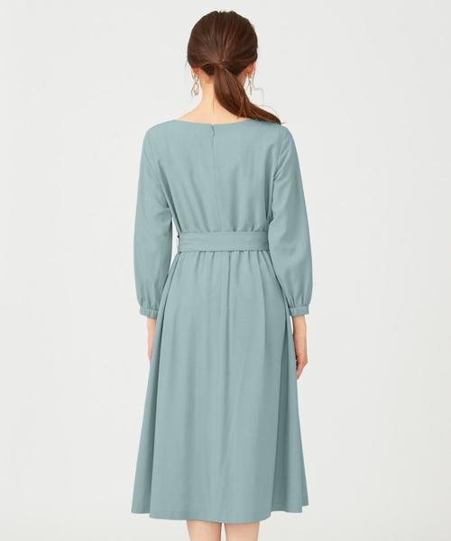ANY SIS(エニィスィス)の「【WEB限定色あり】スカーフポイントベルト ワンピース(ワンピース・レディース・ベージュ系/ネイビー系/ライトグリーン系/ライラック系・1/2/3)」の10枚目の写真