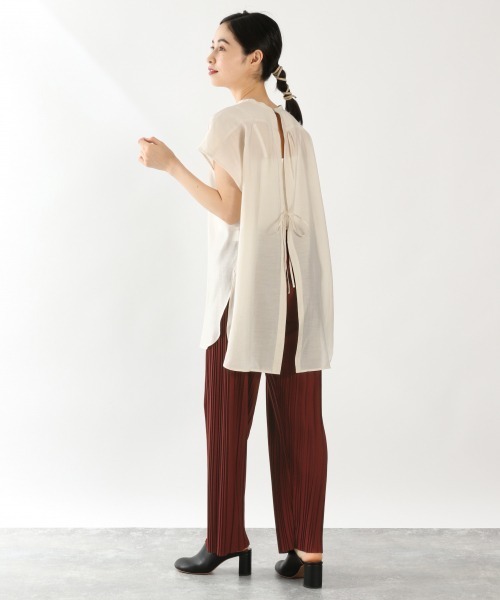 LOWRYS FARM(ローリーズファーム)の「シアードレスシャツSS 892378(シャツ/ブラウス・レディース・ブラック/グレー/ブルー・FREE)」の20枚目の写真