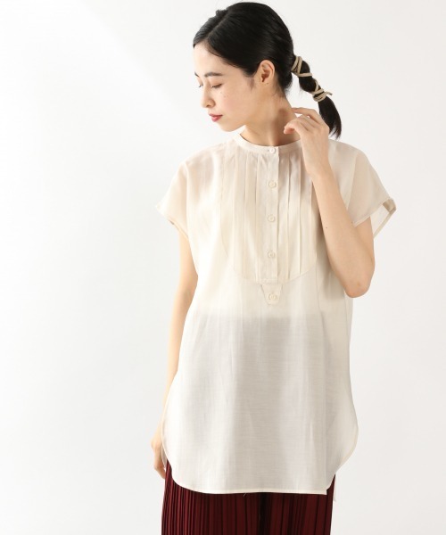 LOWRYS FARM(ローリーズファーム)の「シアードレスシャツSS 892378(シャツ/ブラウス・レディース・ブラック/グレー/ブルー・FREE)」の12枚目の写真