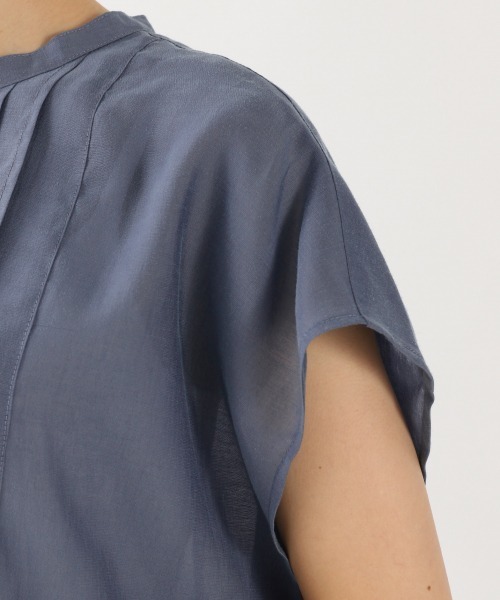 LOWRYS FARM(ローリーズファーム)の「シアードレスシャツSS 892378(シャツ/ブラウス・レディース・ブラック/グレー/ブルー・FREE)」の10枚目の写真