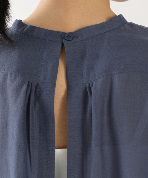 LOWRYS FARM(ローリーズファーム)の「シアードレスシャツSS 892378(シャツ/ブラウス・レディース・ブラック/グレー/ブルー・FREE)」の8枚目の写真