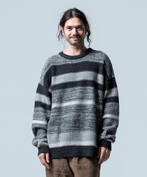 Multi border knit / マルチボーダーニット
