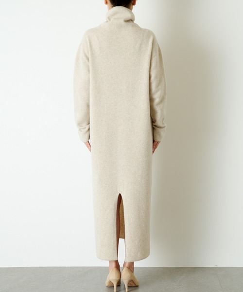 ウィムガゼット タートルネックロングニットワンピース カシミヤ ウィムガゼット タートルネックロングニットワンピース カシミヤ
