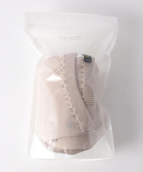 Drawer（ドゥロワー）の「Drawer 16Gコットンミックスリブニット  