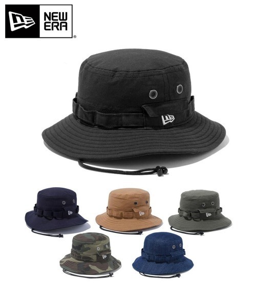 NEW ERA（ニューエラ）の「【NEW ERA】アドベンチャー ダックコットン [BSC]（ハット・メンズ・ブラック/モスグリーン/グリーン系カモフラージュ/インディゴブルー/ネイビー/タン・L-XL/S-M/M-L）」の7枚目の写真