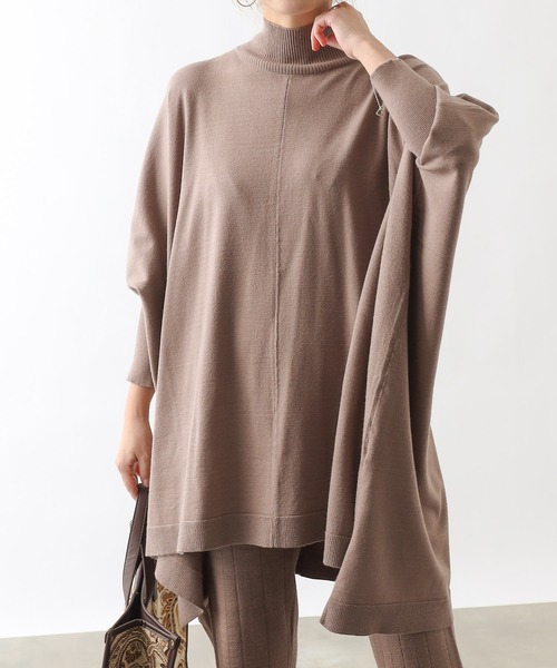Colony 2139 コロニートゥーワンスリーナイン の 12gポンチョ風ハイネックニットプルオーバー ニット セーター Wear