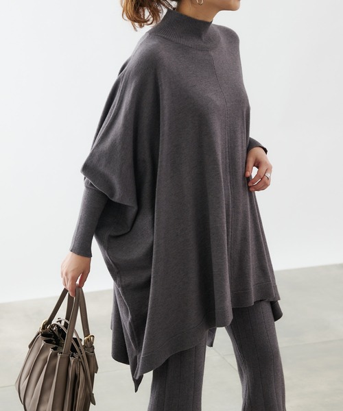 セール 12gポンチョ風ハイネックニットプルオーバー ニット セーター Colony 2139 コロニートゥーワンスリーナイン のファッション通販 Zozotown