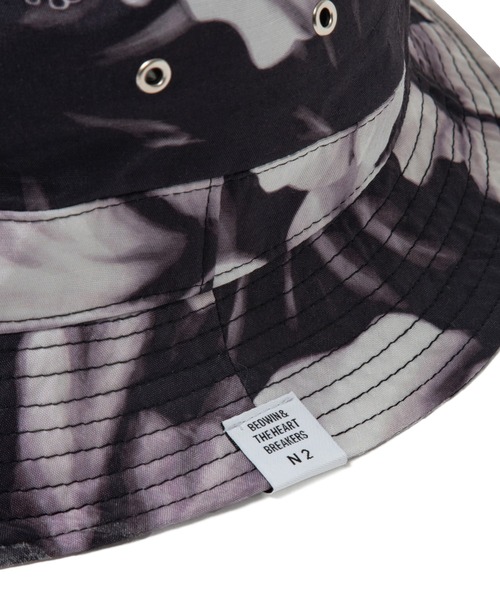 BEDWIN & THE HEARTBREAKERS(ベドウィン アンド ザ ハートブレイカーズ)の「ALOHA BOONIE HAT "BOBBY"(ハット・メンズ・ブラック/ブルー/ピンク・SMALL/MEDIUM/LARGE)」の7枚目の写真