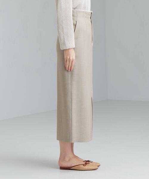 green label relaxingノーカラースカートスーツ　36 UNITED ARROWS green label relaxing｜[size SHORTあり]スラブ