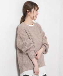 URBAN RESEARCH Sonny Label | モヘヤ混ざっくりニットプルオーバー(ニット/セーター)