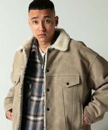 美品COOTIE / SUEDE BOA TRACK JACKET