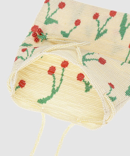 新品未使用　Pura Utz ビーズ チェリーポーチ Pura Utz（プラ ウズ）の「CHERRIES POUCH（ハンドバッグ）」 - WEAR