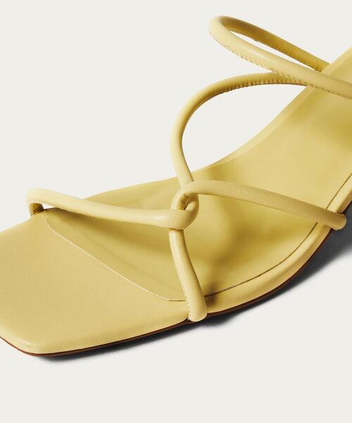 BEAUTY&YOUTH UNITED ARROWS（ビューティーアンドユースユナイテッドアローズ）の「BY∴ スマートクロス セットバッグヒールサンダル（サンダル・レディース・オフホワイト/グレー/ブラック/イエロー・37/36h/38/36/37h/35h）」の12枚目の写真