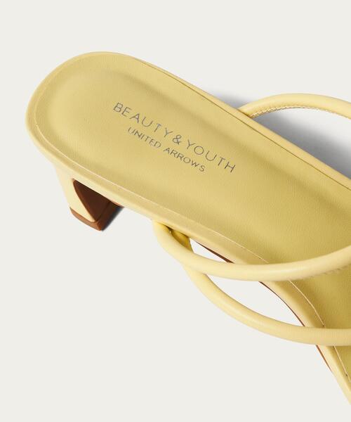 BEAUTY&YOUTH UNITED ARROWS（ビューティーアンドユースユナイテッドアローズ）の「BY∴ スマートクロス セットバッグヒールサンダル（サンダル・レディース・オフホワイト/グレー/ブラック/イエロー・37/36h/38/36/37h/35h）」の13枚目の写真
