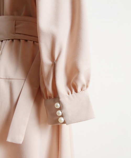 Closet トッコ サッシュベルト付きｖネックワンピース ワンピース Tocco Tocco クローゼット のファッション Zozo限定