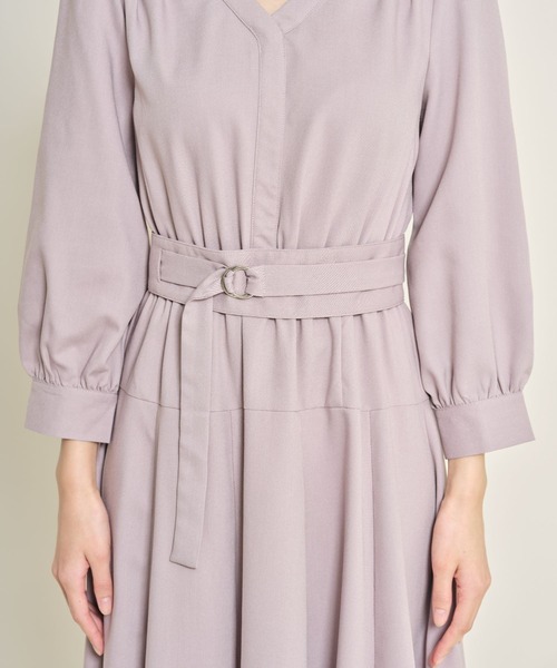 Closet トッコ サッシュベルト付きｖネックワンピース ワンピース Tocco Tocco クローゼット のファッション Zozo限定