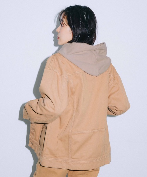 X-girl（エックスガール）の「BUTTERFLY PATCH SWEAT HOODIE（パーカー