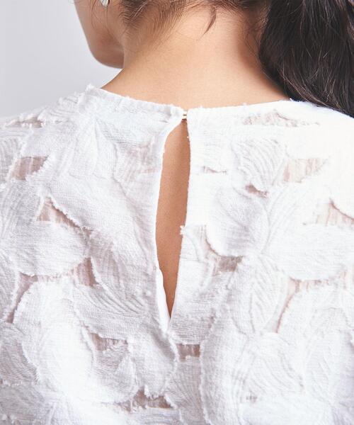 UNITED ARROWS(ユナイテッドアローズ)の「UBCC CUT/JQ ドロースト ブラウス†(シャツ/ブラウス・レディース・ライトブルー/ブラック/オフホワイト・FREE)」の8枚目の写真