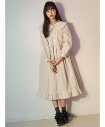 merry jenny | フリルカラーシャツワンピース(ワンピース)