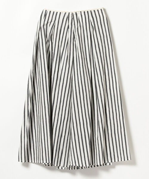セール Ak 1 ストライプ Demi Luxe スカート タックスカート スカート Demi Luxe Beams デミルクス ビームス のファッション